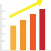 Free graph bar chart vector