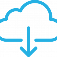 Free download cloud file download vector